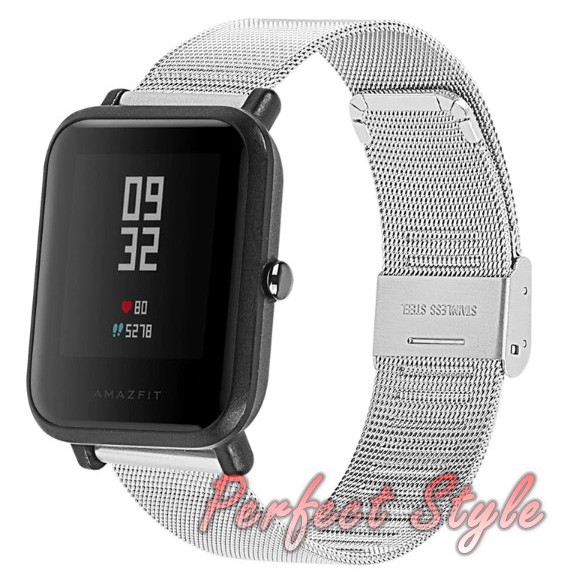 Dây đeo mắt lưới cho Amazfit Bip - Dây mesh Sikai 20mm