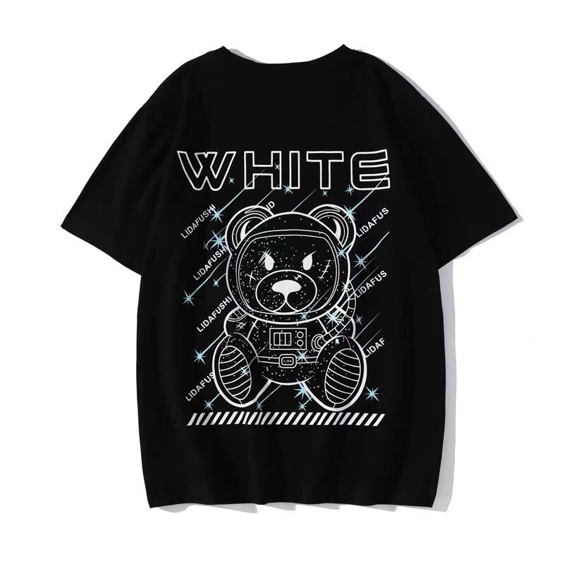 Áo Thun WHITE Unisex from rộng KL Unisex