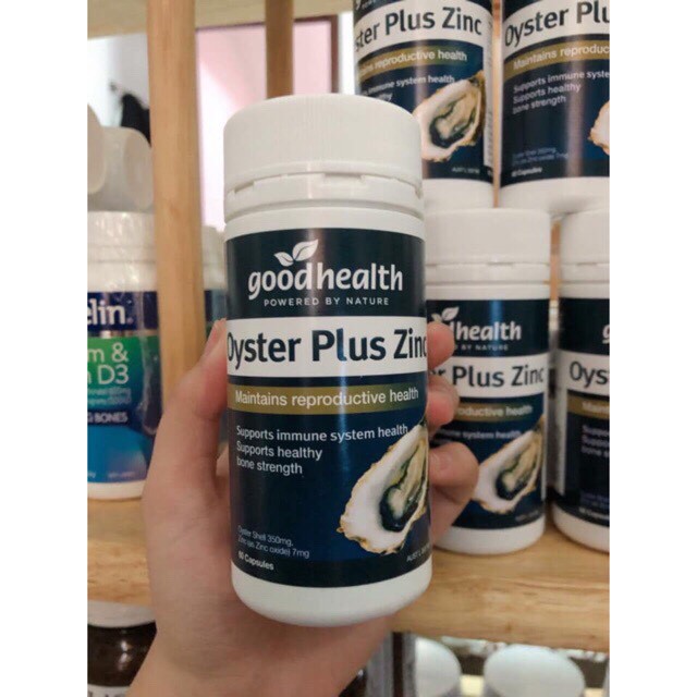 Tinh Chất Hàu Biển Úc Goodhealth Oyster Plus Zinc của New Zealand (60 viên)