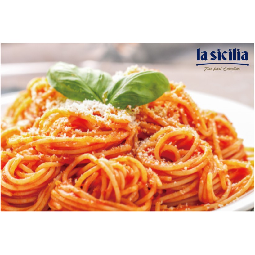 Mì sợi dài Spaghetti số 5 La sicilia (Ý) -500g [Date 2024]