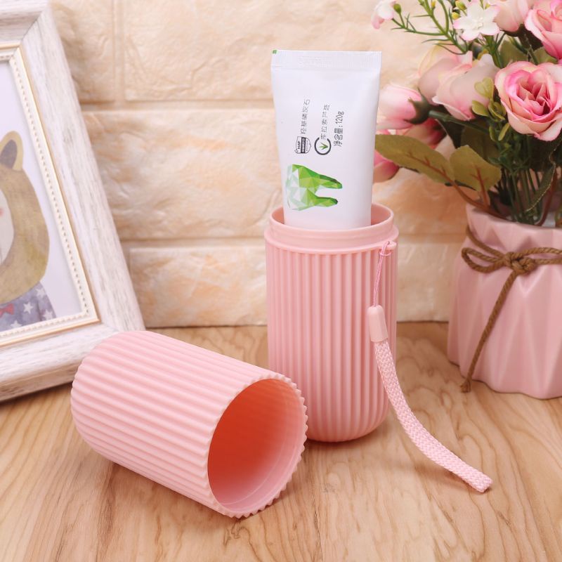 Hộp Đựng Bàn Chải &amp; Kem Đánh Răng Chống Trượt Chống Vi Khuẩn Nhỏ Gọn Tiện Lợi Dành Cho Cặp Đôi