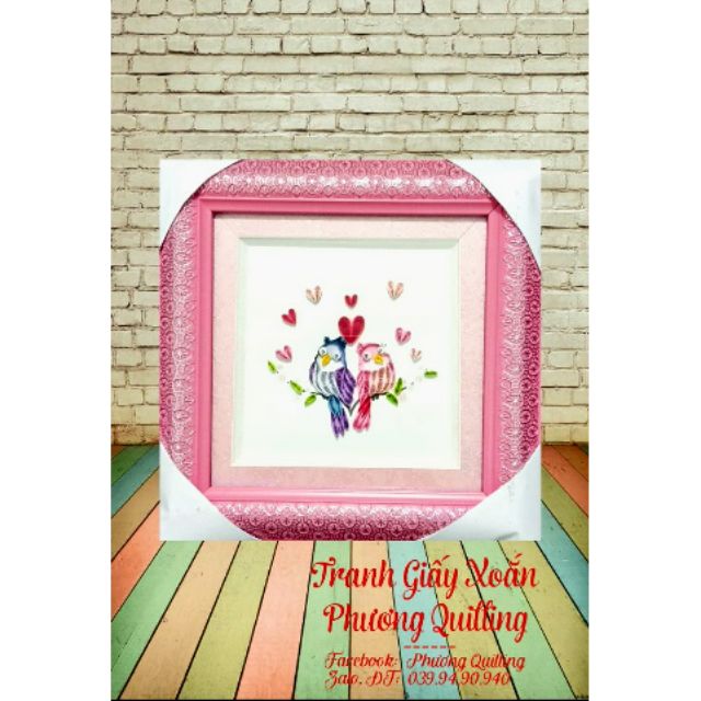 Tranh Giấy Xoắn Quilling