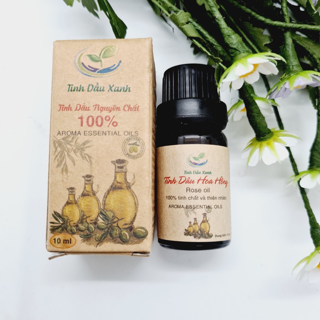 Tinh Dầu Hoa Hồng Thiên Nhiên 10ml Nguyên Chất