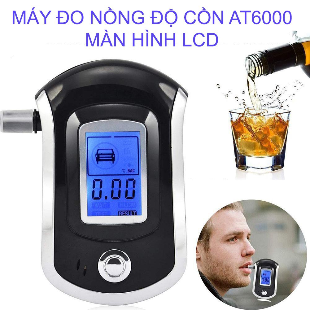 ✅ [BH 12TH] Máy Đo Nồng Độ Cồn:  AT6000 (AT 6000) Phiên Bản 2020 -VT0012 | Y Tế Vạn Thành