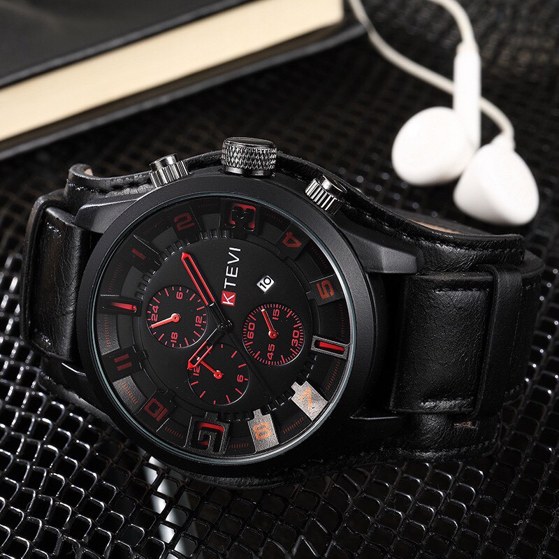 Đồng Hồ Thể Thao Nam KTEVI K-583 Dây Da Cao Cấp | BigBuy360 - bigbuy360.vn