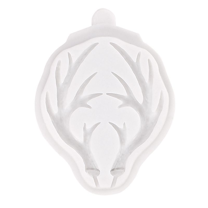 Sa Khuôn Làm Kẹp Tóc Hình Sừng Tuần Lộc Bằng Nhựa Epoxy Độc Đáo Trang Trí Giáng Sinh / Tiệc Giáng