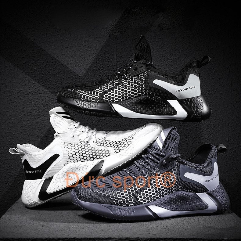 Giày Thể Thao Nam Tập Gym Chạy Bộ Thể Dục Đức Sport G390 giày sneaker nam hàn quốc cổ thấp