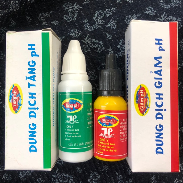 Dung dịch TĂNG - GIẢM - ĐO pH cho hồ cá cảnh