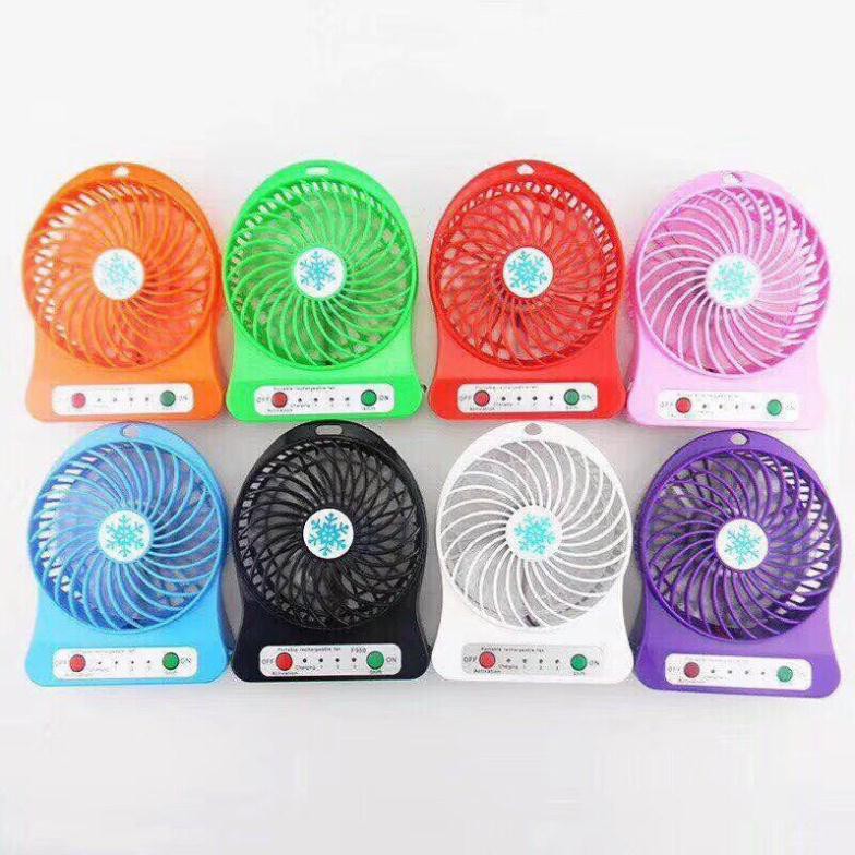 QUẠT MINI 3 TỐC ĐỘ SẠC CỔNG USB