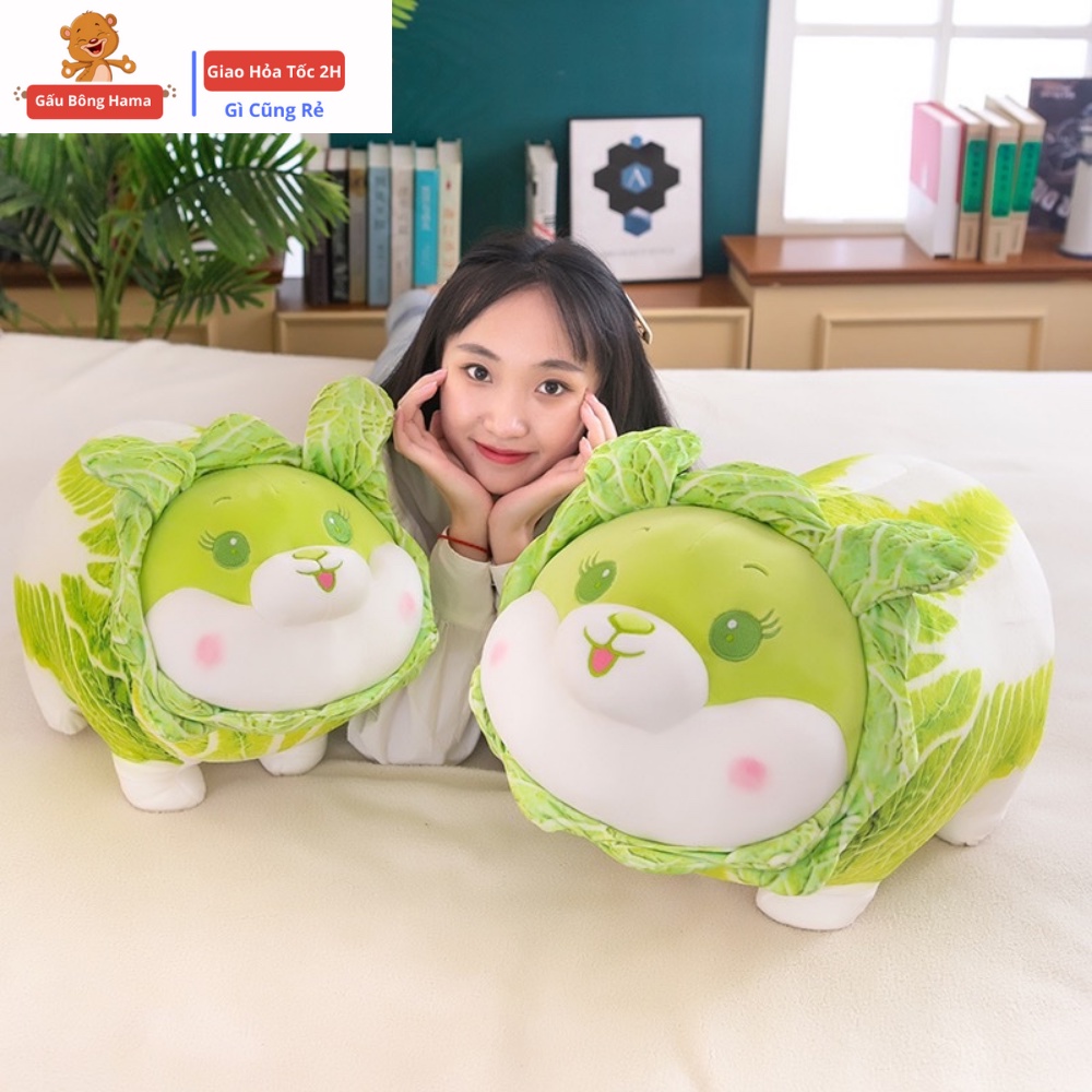Gấu Bông Thỏ Cải Bắp Cao Cấp Hama