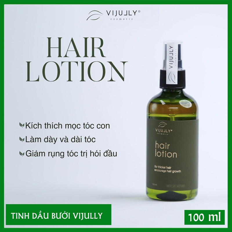 Tinh dầu bưởi vijully kích mọc dài tóc,giảm rụng tóc, hair lotion Acosmetics, 100ml