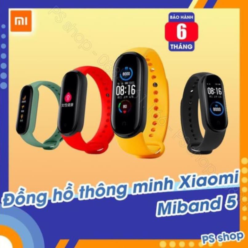 Vòng tay thông minh Xiaomi Mi Band 5 / Đồng hồ thông minh Miband 5 -  [ Bảo hành 6 tháng ]