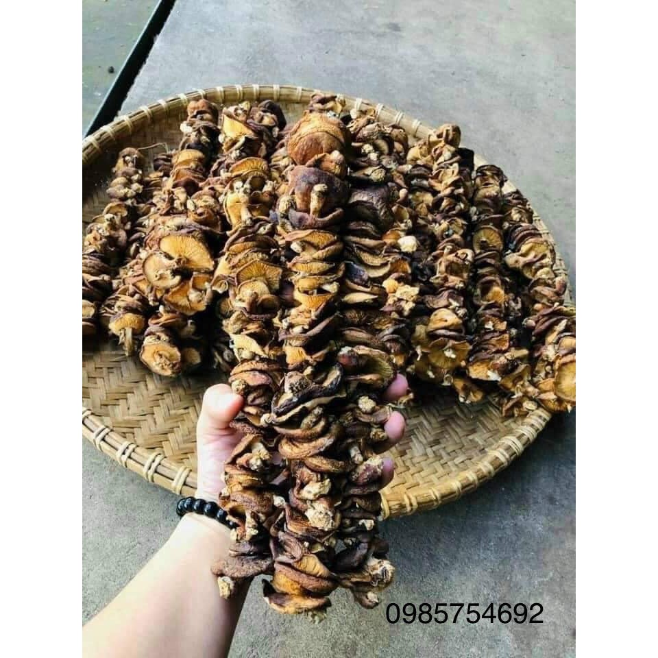 Nấm hương rừng Tây Bắc loại 1 xiên que phơi khô tự nhiên thơm ngon