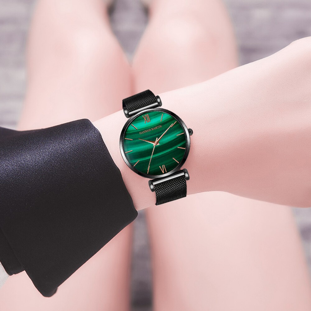 Đồng hồ nữ Hannah Martin chính hãng - Model HM-152WF - dây thép không gỉ - bảo hành 1 năm | BigBuy360 - bigbuy360.vn