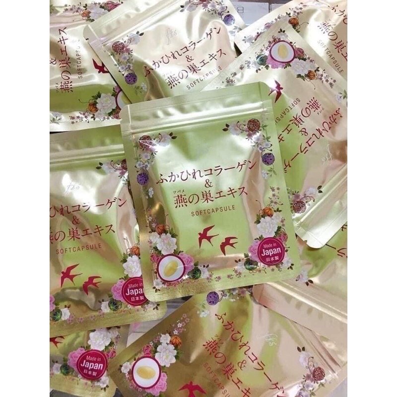 Viên uống Collagen tươi chiết xuất tổ yến 30 viên Nhật Bản | BigBuy360 - bigbuy360.vn