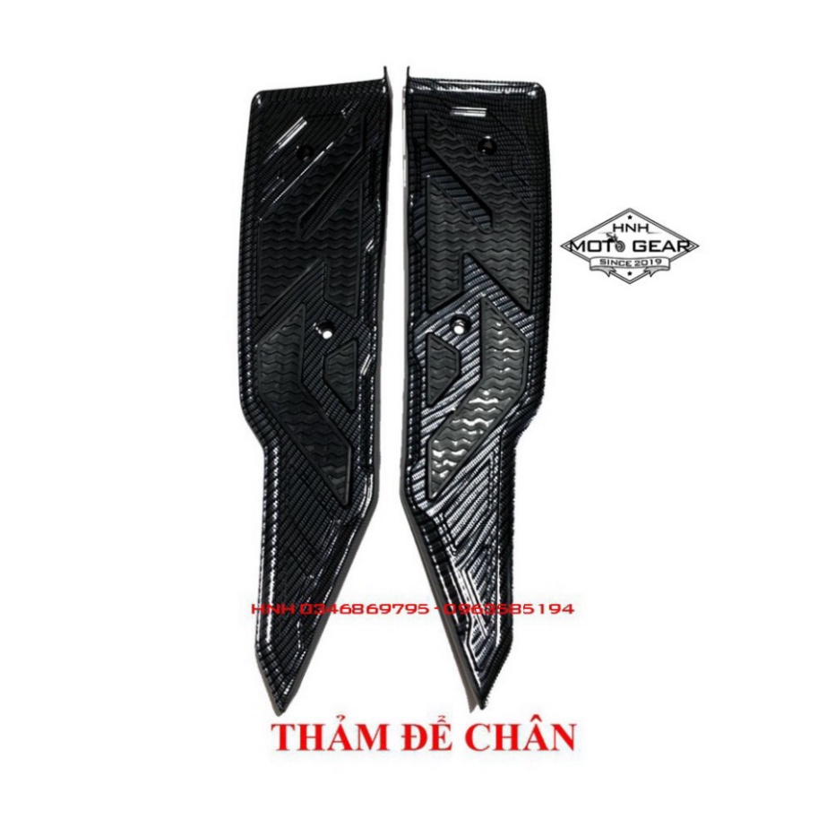 Thảm Để Chân Carbon Cho Honda Air Blade ( AB ) 2020 Chính Hãng Artista