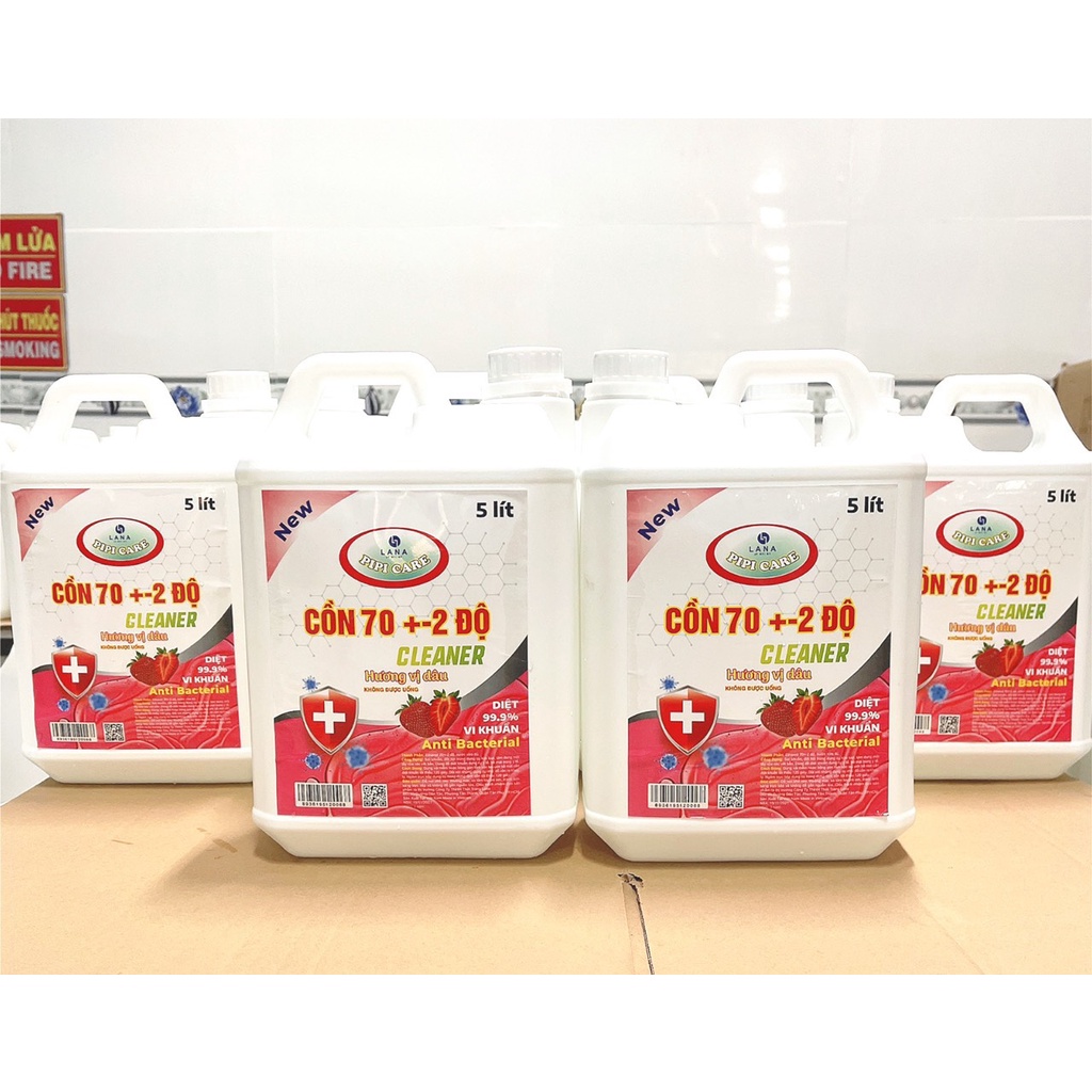 5 Hương Cồn Y Tế Sát Khuẩn Ethanol Can 5 Lít - Cồn rửa tay sát khuẩn - TPCare