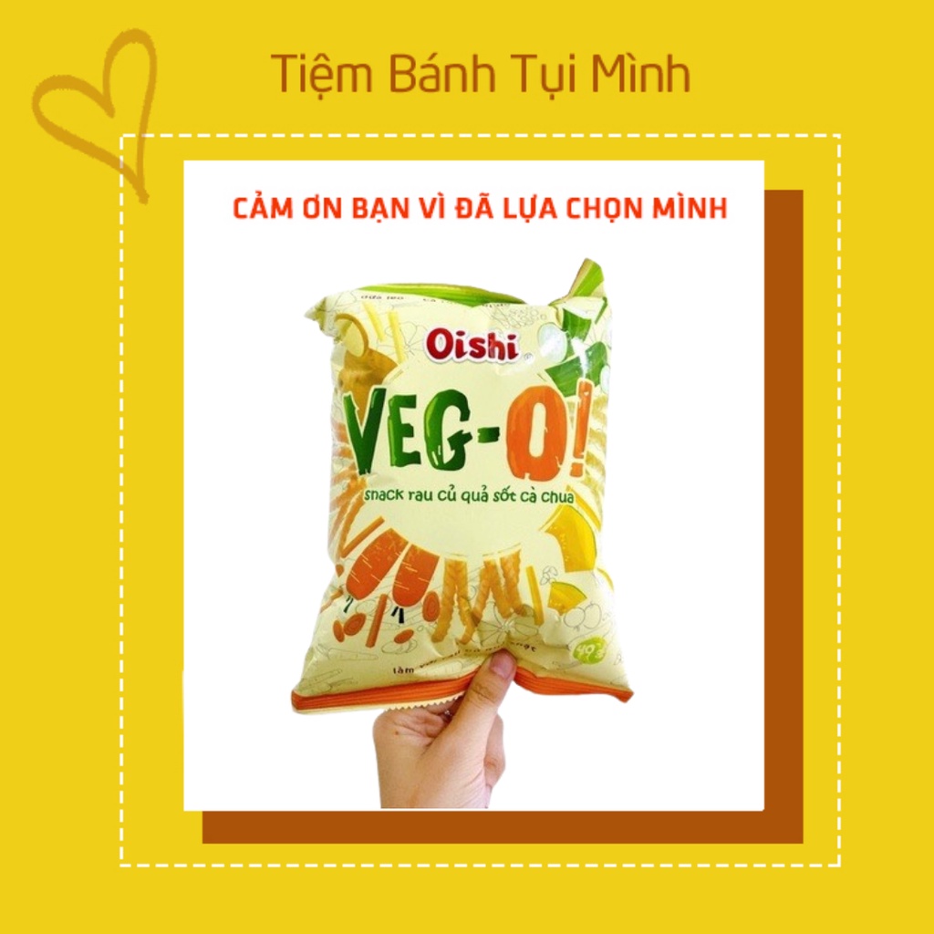 Bánh snack Oishi rau củ sốt cà chua 40gram