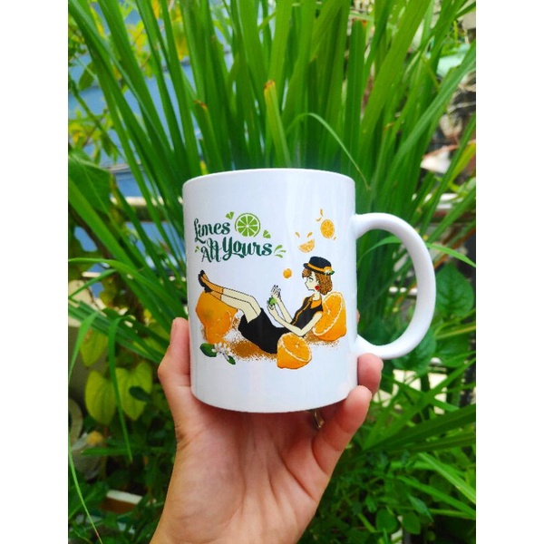 Ly sứ, ly gốm có quai nhiều họa tiết xinh, hàng khuyến mãi của Nescafe và Unilever