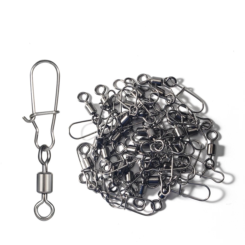 Bộ 50 Móc Câu Cá Số 6 Bằng Thép Không Gỉ # / 8 # / 10 # / 12 #
