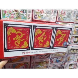 bộ 2 bức Tranh đính đá câu đối  và bộ phúc lộc thọ df532(60*100) df175 y8101 (68x98) vs110 (142 x50)