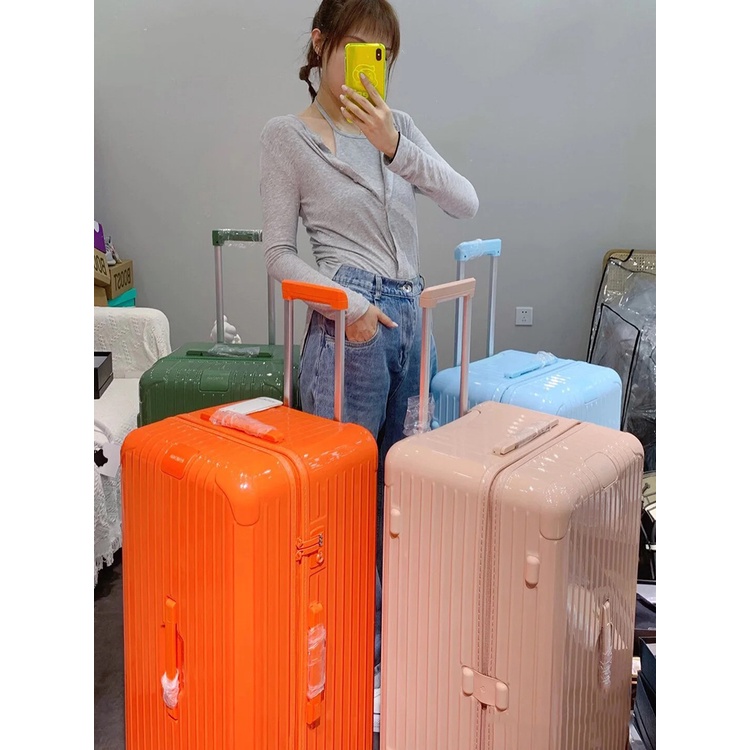 Hành Lý Mật Khẩu Dung Lượng Cực Lớn Hộp Xe Đẩy Bánh Đa Năng Nổi Tiếng Trên Mạng Instagram Nam 32 Inch