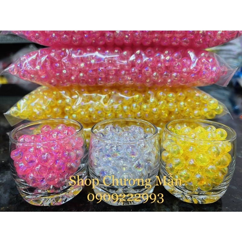 100G Chuỗi Hạt Xà Cừ 6-8-10mm Trong Suốt Bóng Đẹp Giá Sỉ