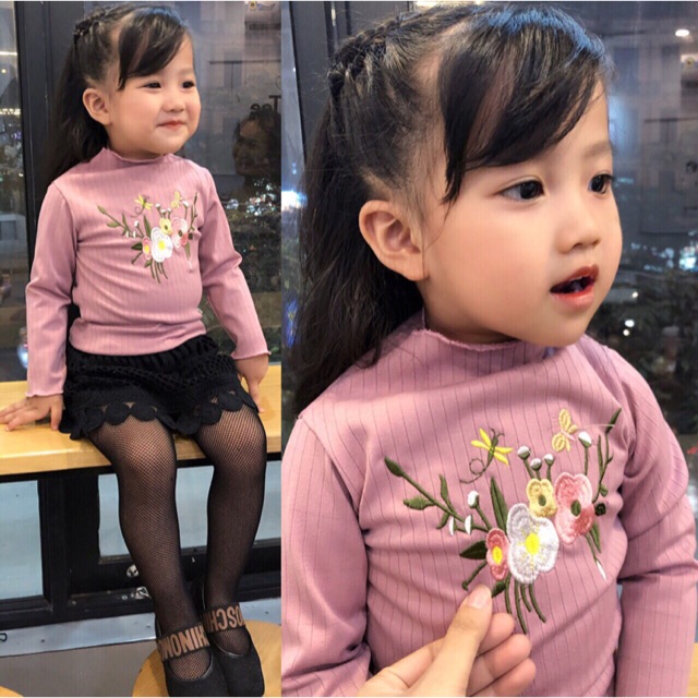 Sỉ áo len thêu hoa