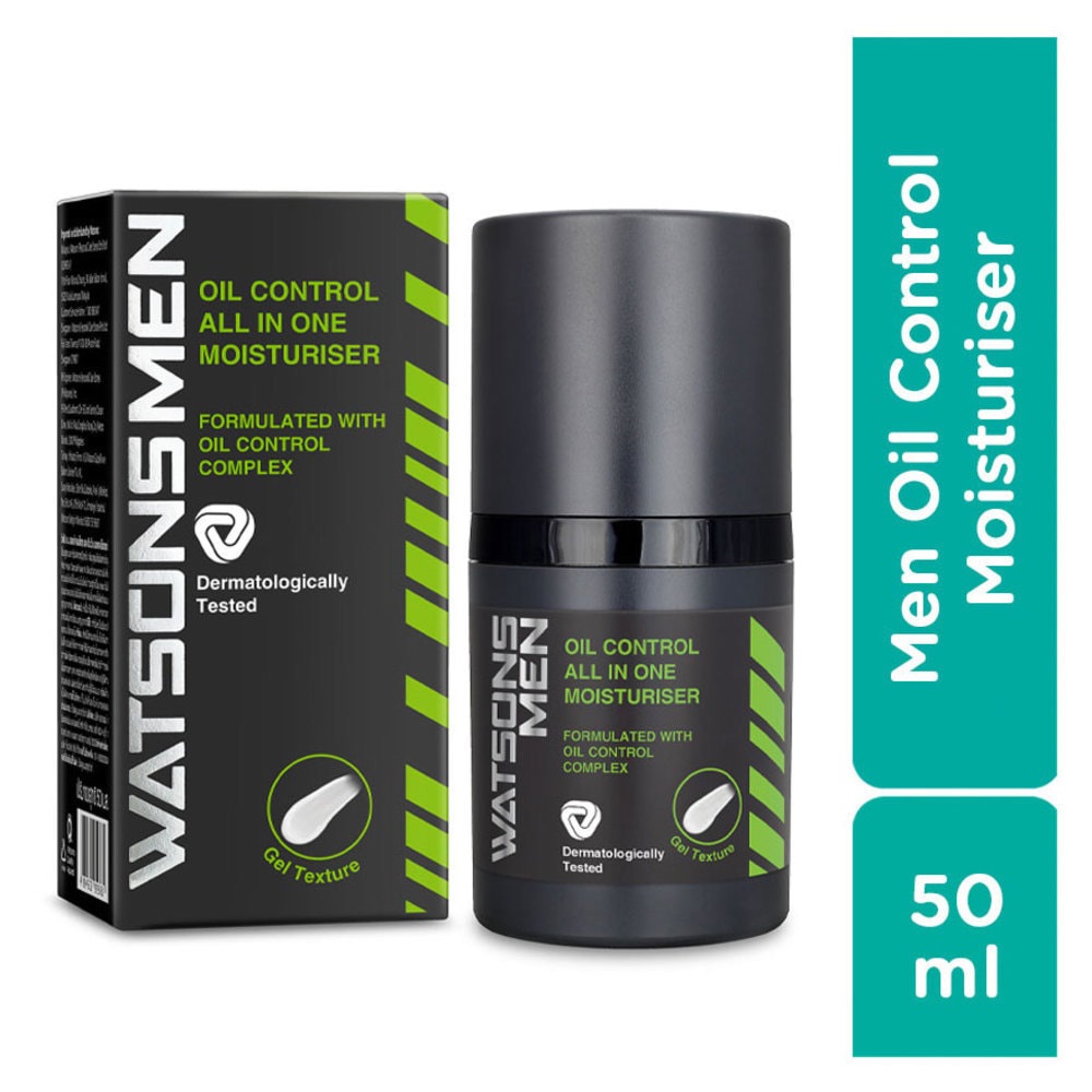 Kem Dưỡng Ẩm Watsons Men Oil Control All In One Moisturiser Kiểm Soát Dầu Nhờn 50ml