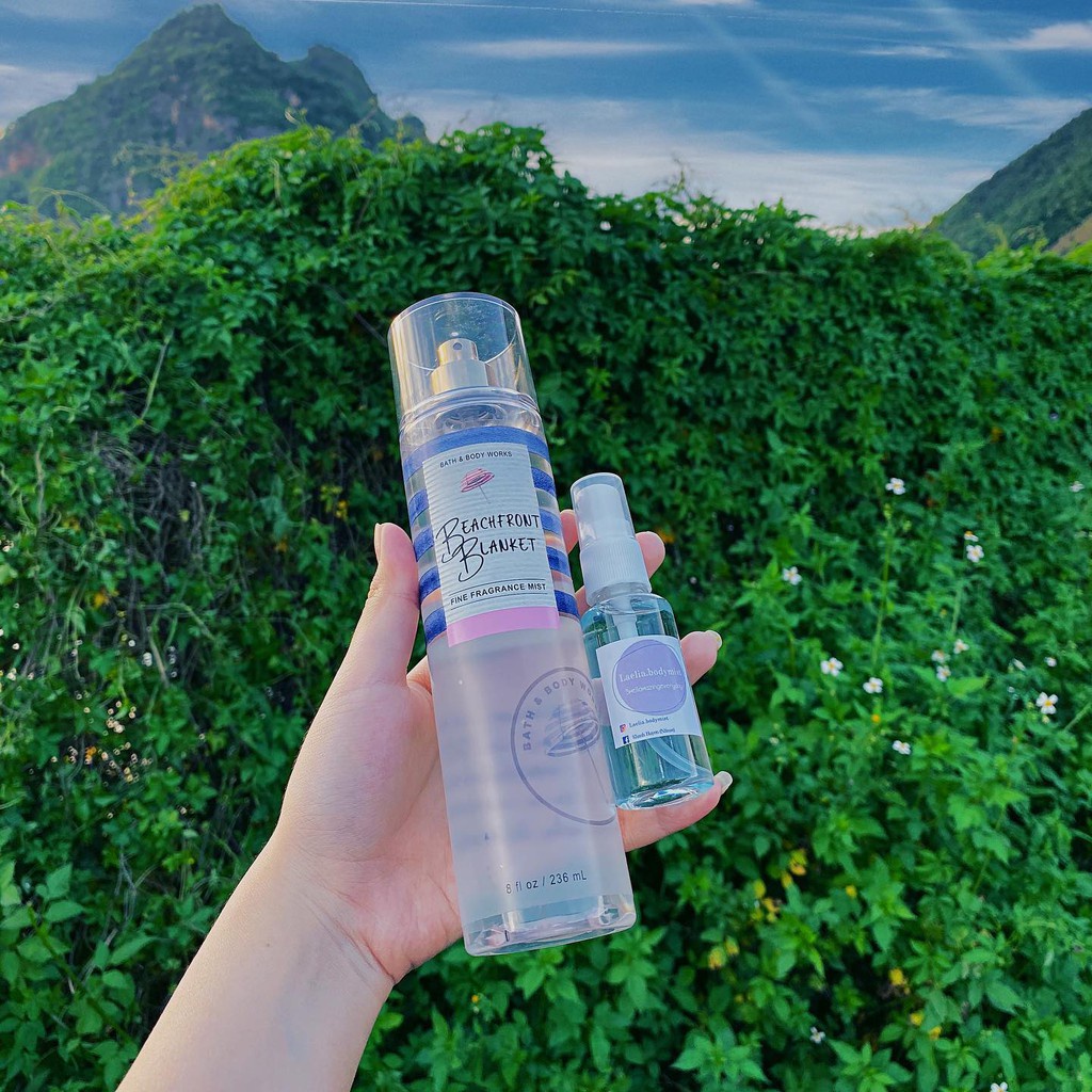 Xịt thơm toàn thân Beachfront Blanket Bath and body works 30ml/50ml/100ml + FullSeal