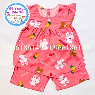 Đồ tôn (lanh) bé gái size 14(35-38kg) mẫu áo cánh tiên quần đùi