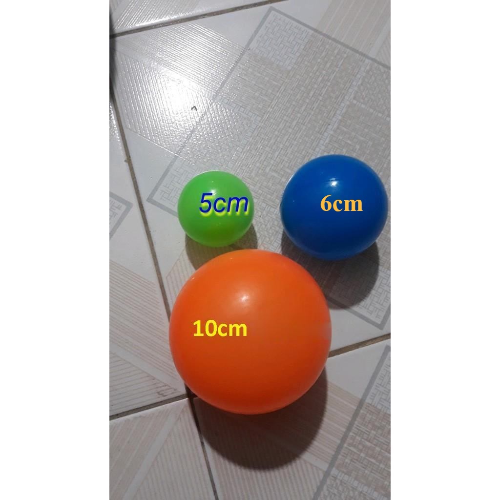 Combo bóng nhựa có 5 màu làm nhà banh khu vui chơi, lớp học mầm non