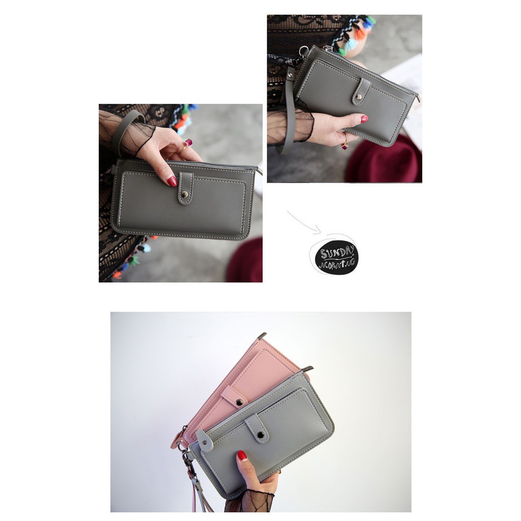 Ví nữ dài Vituni ví cầm tay mini đẹp dáng dài bật nắp VN26 | BigBuy360 - bigbuy360.vn