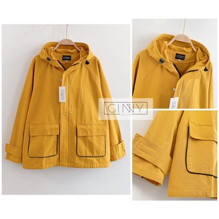 [Hình thật] Áo khoác KAKI WASH GINNY BX-06 | GINNY OFFICAL