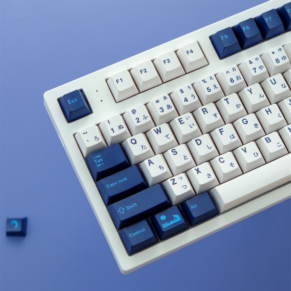 GMK Blue Moon Keycaps Cherry Profile 129 Phím PBT DYE-SUB Bàn phím cơ Keycap