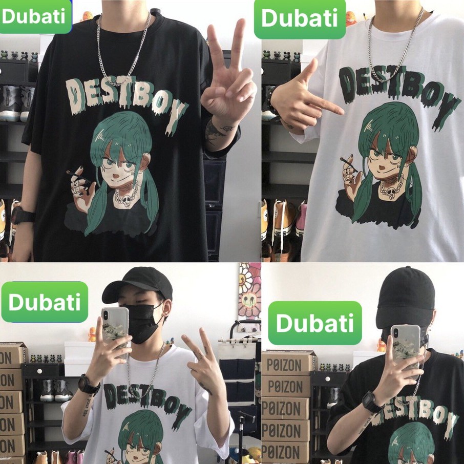 ÁO THUN DESTBOY NAM NỮ UNISEX PHOM FROM RỘNG NGẮN TAY HOT TREND CAO CẤP- DUBATI FASHION