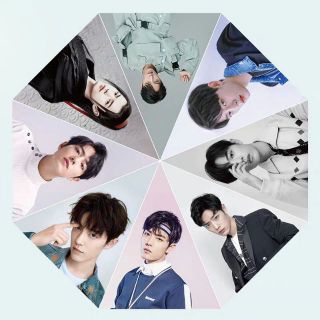 Ô dù in hình Tiêu Chiến, Vương Nhất Bác, Lý Hiện bật tự động