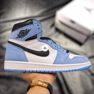 Giày sneaker cổ cao|JD1 high university blue phiên bản cao cấp