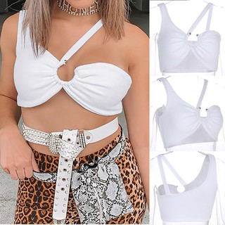 Áo croptop dây chéo [ Sẵn ]