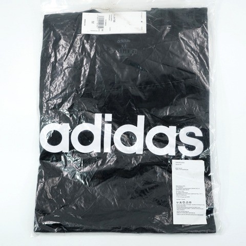 Áo Thun Adidas Original Essentials Linear Màu Đen Du0404 Bnwt