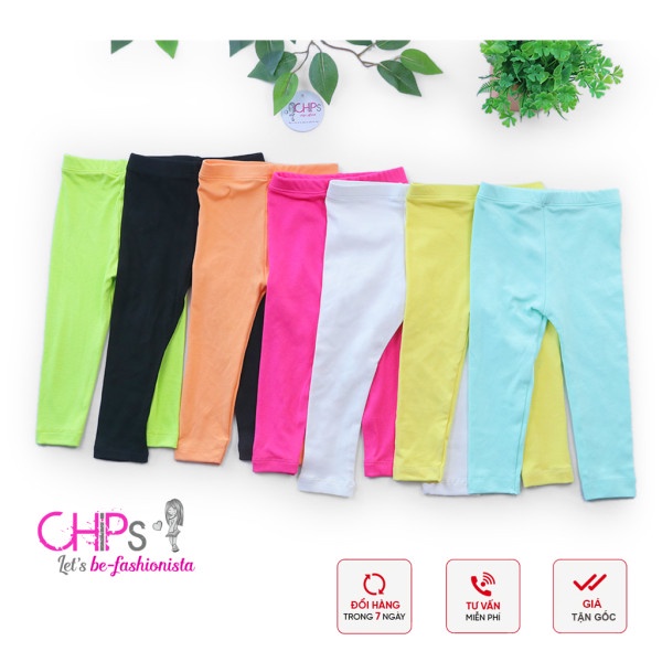 Quần Iegging Dài Ôm Body Cho Bé Gái