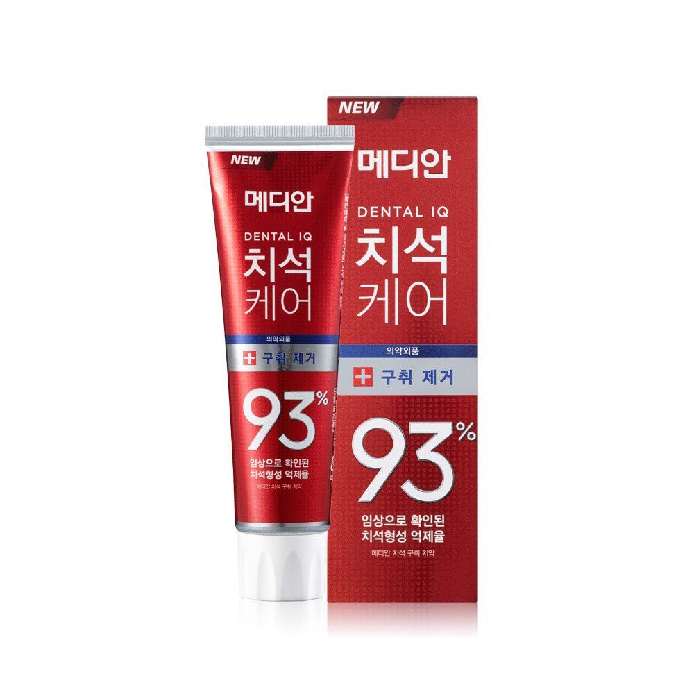 01 Tuýp (120gr) Kem Đánh Răng Tẩy Vôi Răng MEDIAN 93% Dental IQ Hàn Quốc (Date: 36 tháng) - Giao hàng ngẫu nhiên