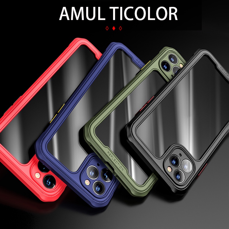 Ốp điện thoại silicon acrylic trong suốt có túi khí bảo vệ camera cho nộp đơn iPhone 11 Pro Max Xs XR SE2 7 8 Plus