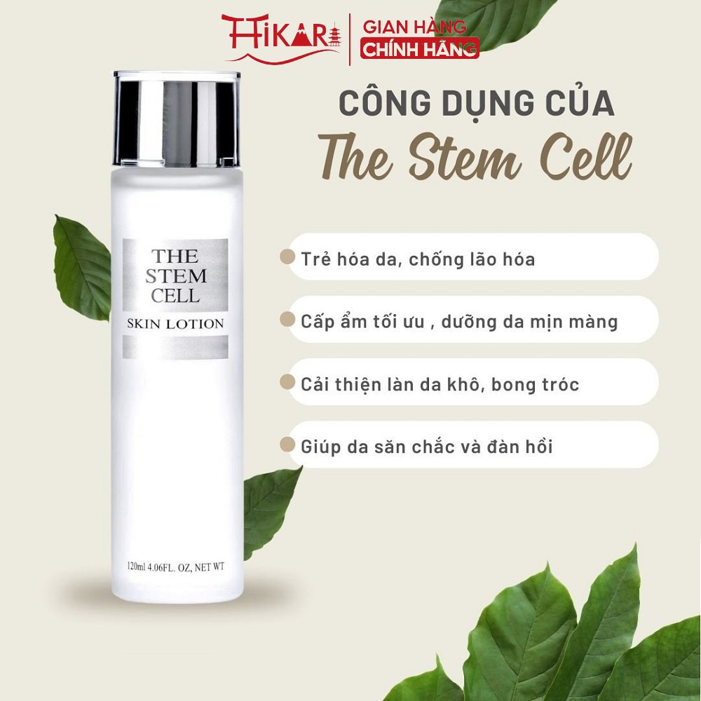 Nước Hoa Hồng Tế Bào Gốc The Stem Cell Skin Lotion Nhật Bản 120ml