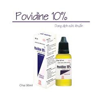 Povidine 90ml 10% (dung dịch vệ sinh vết thương)