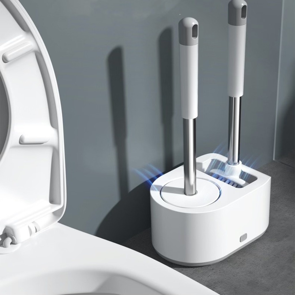 Cọ toilet silicon chổi cọ nhà vệ sinh chà bồn cầu thông minh tiện dụng