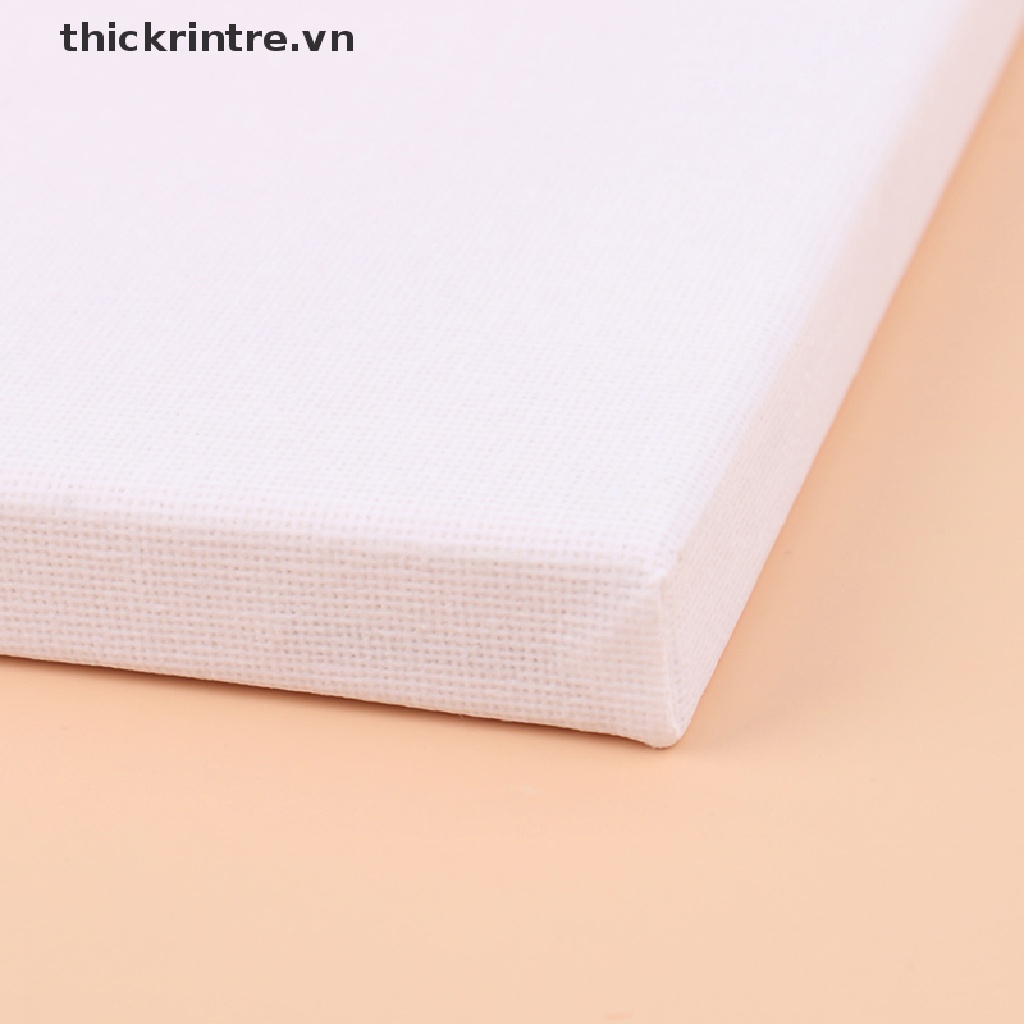 [Mới] Khung Gỗ Vuông Vẽ Tranh Sơn Dầu Canvas Màu Trắng