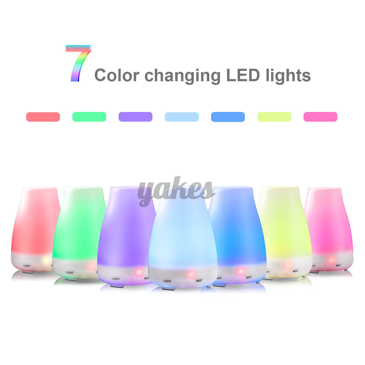 Máy Khuếch Tán Tinh Dầu Làm Ẩm Không Khí Có Đèn Led