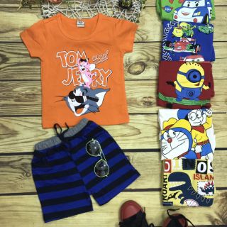 Đồ bộ bé trai size nhí