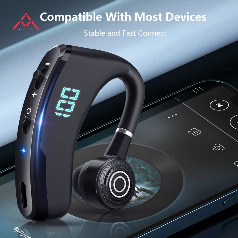 Tai nghe bluetooth Illunt V9s HD 5.2 có micro và phụ kiện